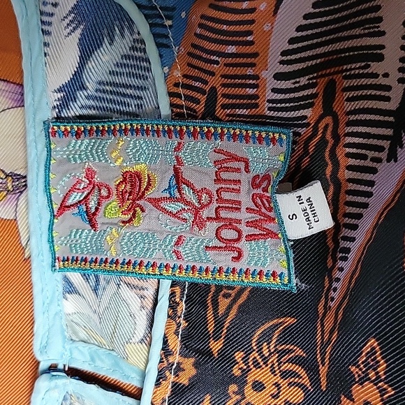 Johnny Was Multicolor Floral Tunic - Picture 8 of 12